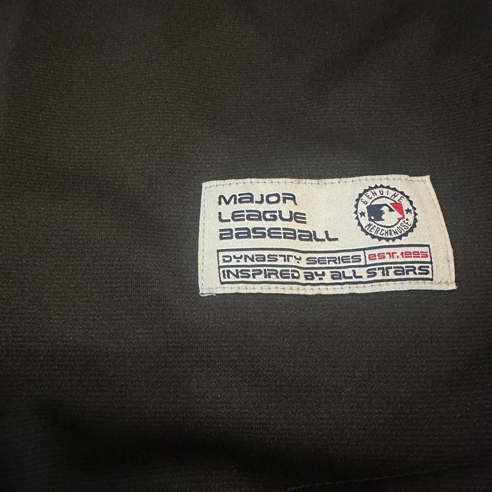 Vintage Vtg MLB Dynasty Chicago White Sox Men's Black Embroidered Jersey XXL 2XL - Picture 4 of 7